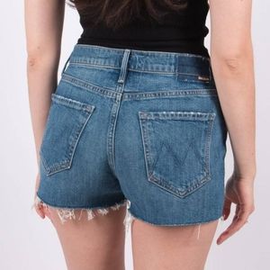 Mother The Dutchie Short Fray in Running with Scissors